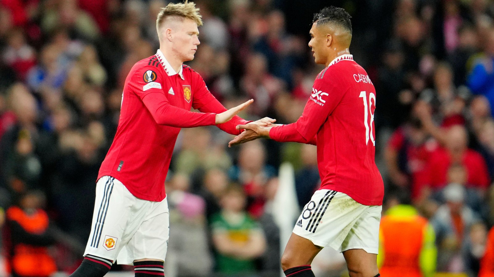 Casemiro and Scott McTominay