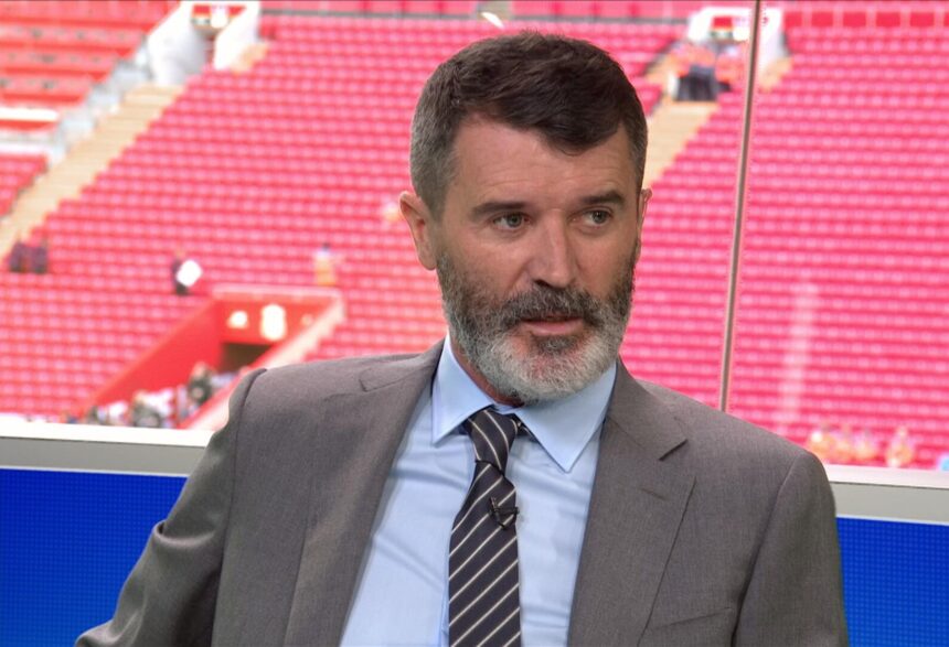 Roy Keane at a Sky Sports studio