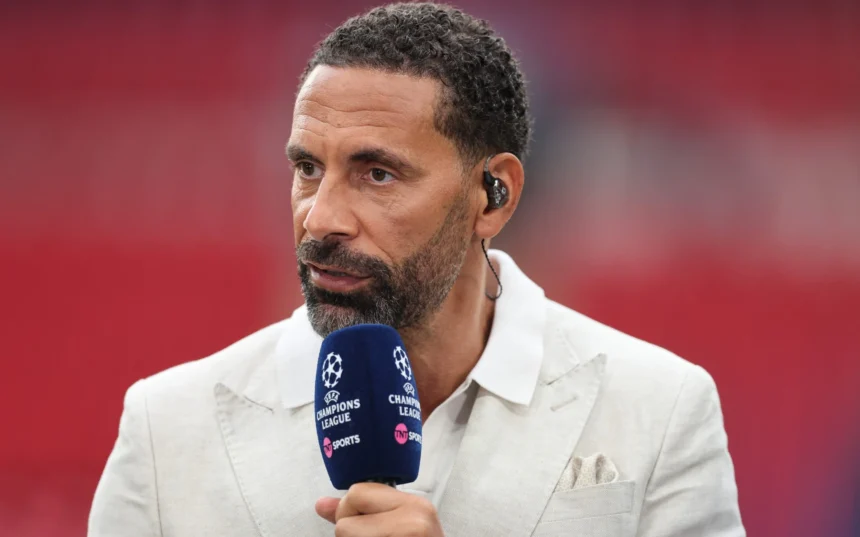 Rio Ferdinand speaking passionately on his podcast