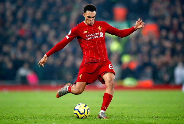 Trent Alexander Arnold in action for Liverpool